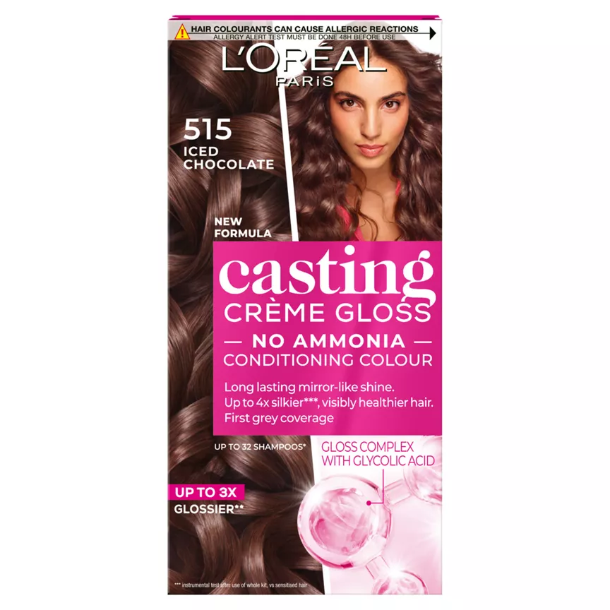 L'Oreal Casting Creme Gloss 515 Chocolate Truffle Brown Semi Permanent Hair Dye