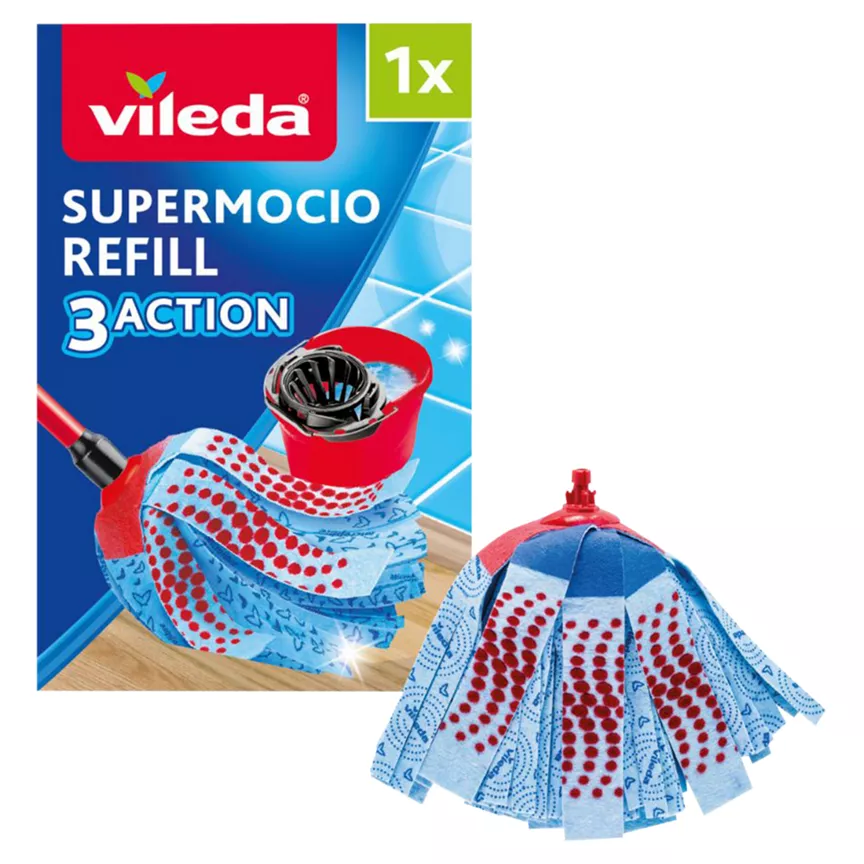 Vileda SuperMocio 3Action XL Mop Refill