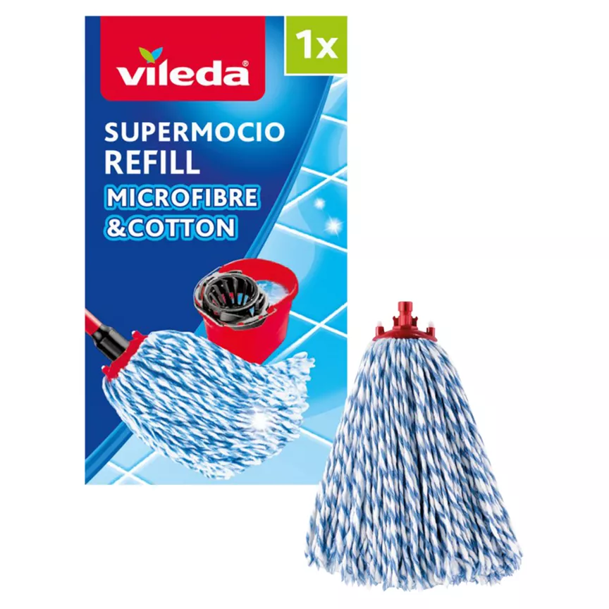 Vileda Supermocio Micro & Cotton Mop Refill