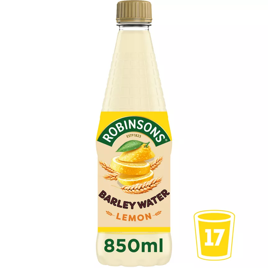 Robinsons Lemon Barley Water No Added Sugar Squash 850ml