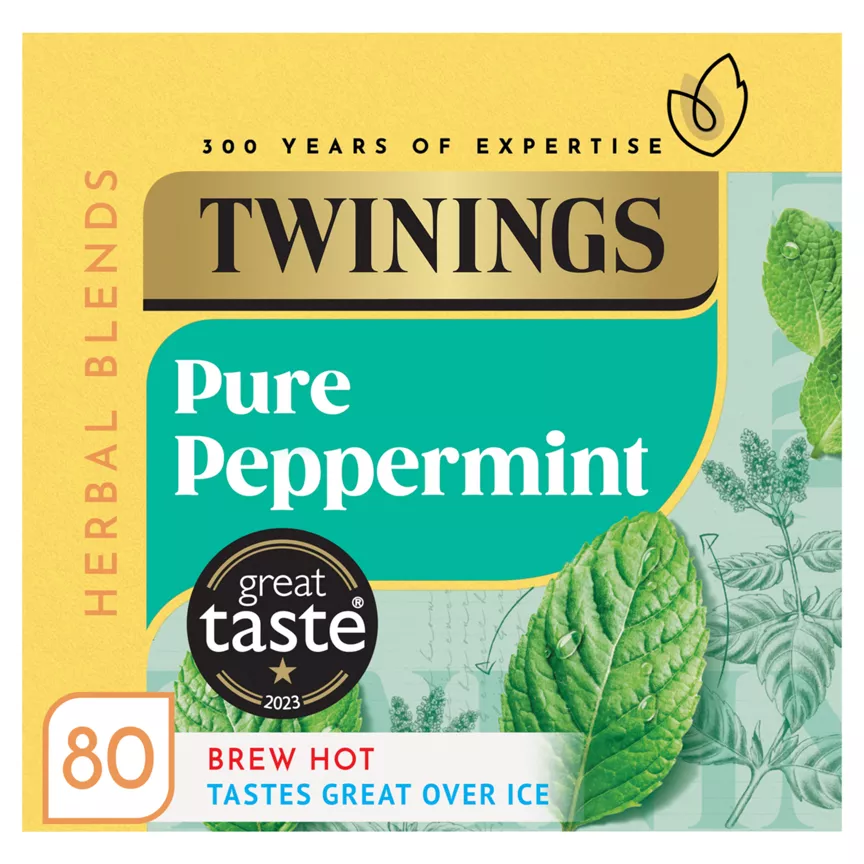 Twinings Pure Peppermint 80 Tea Bags