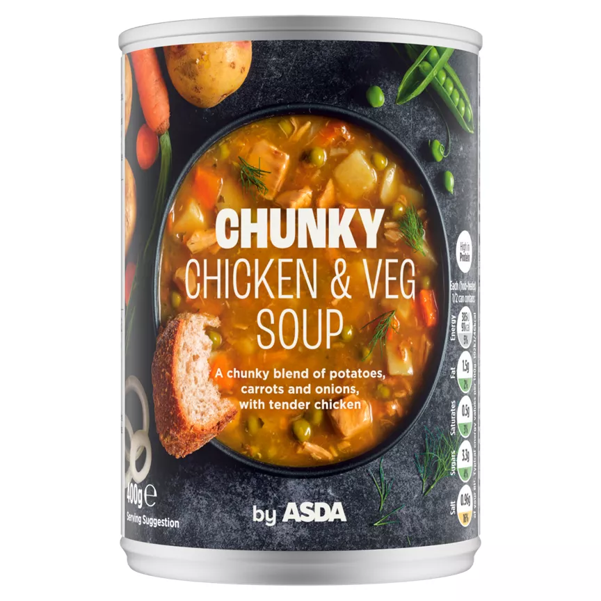 ASDA Chunky Chicken & Veg Soup 400g