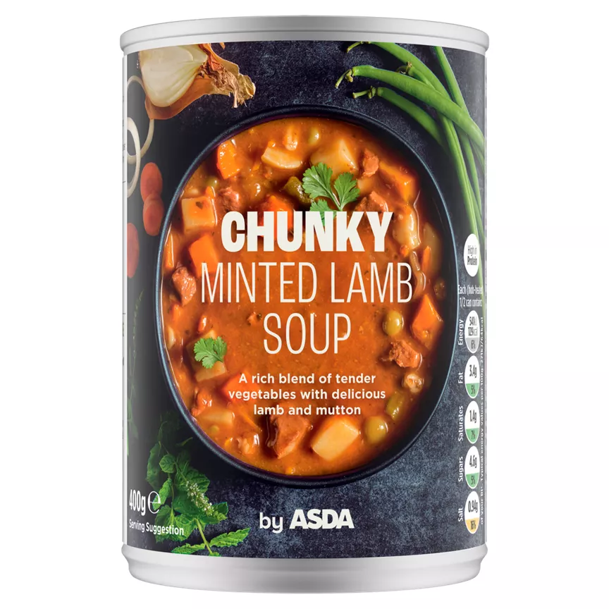 ASDA Chunky Minted Lamb Soup 400g