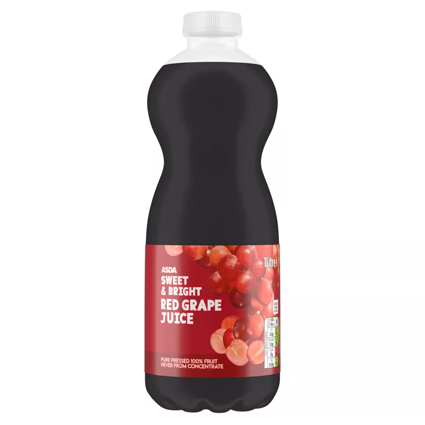 ASDA Sweet & Bright Red Grape Juice