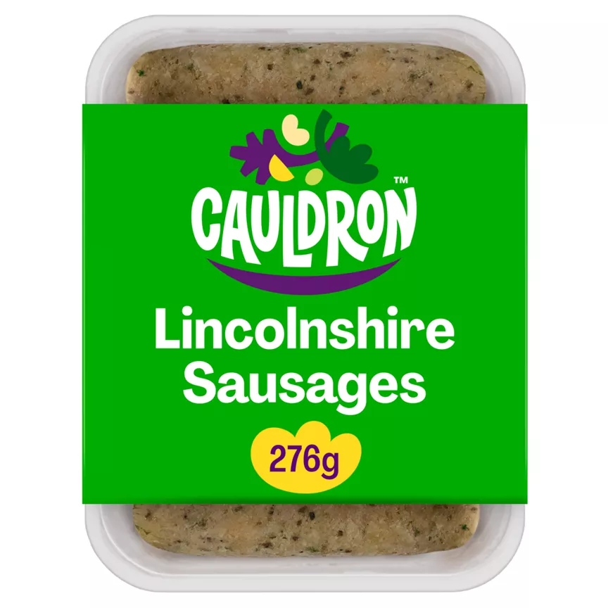 Cauldron 6 Vegetarian Lincolnshire Sausages