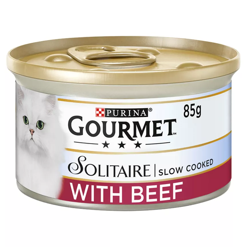 Gourmet Solitaire Slow Cooked with Beef & Tomato 85g