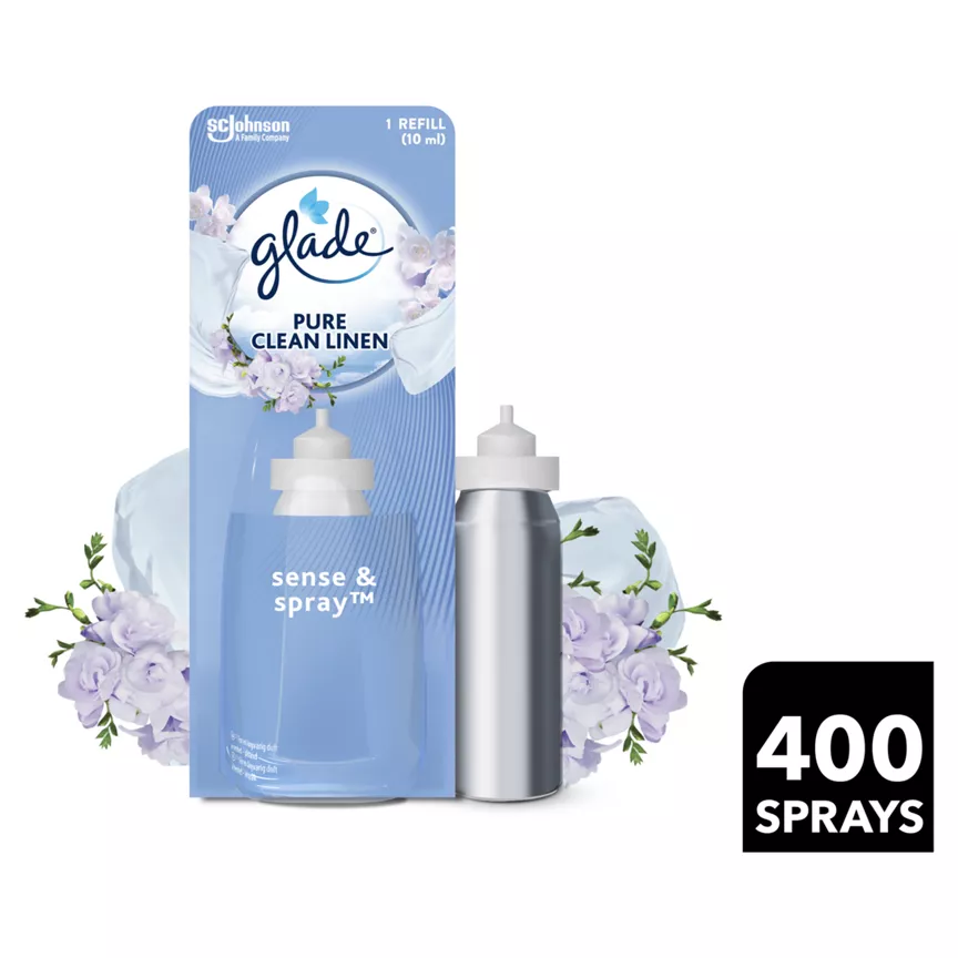 Glade Sense & Spray Refill Clean Linen 18ml
