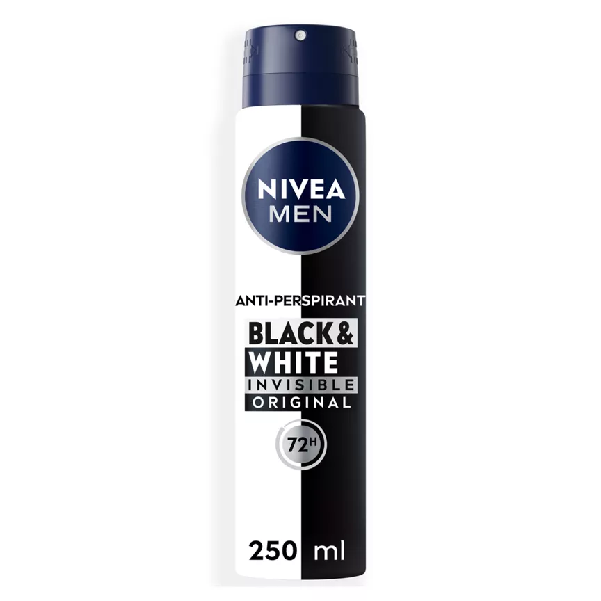 Nivea Men Anti-Perspirant Deodorant Spray Black & White Original 48 Hours Deo