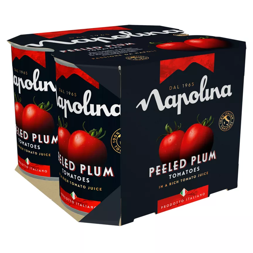 Napolina Peeled Plum Tomatoes in Rich Tomato Juice
