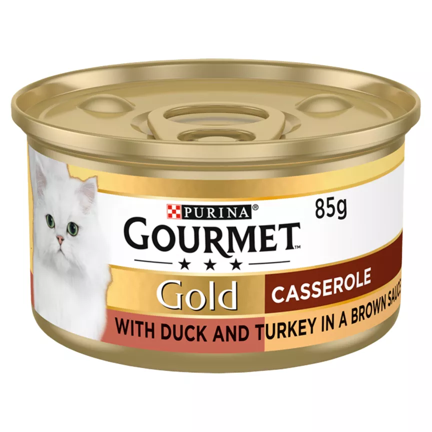 Gourmet Gold Casserole with Duck & Turkey in a Gravy 85g