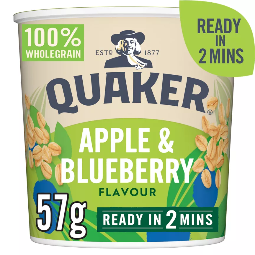 Quaker Oat So Simple Apple & Blueberry Porridge Pot