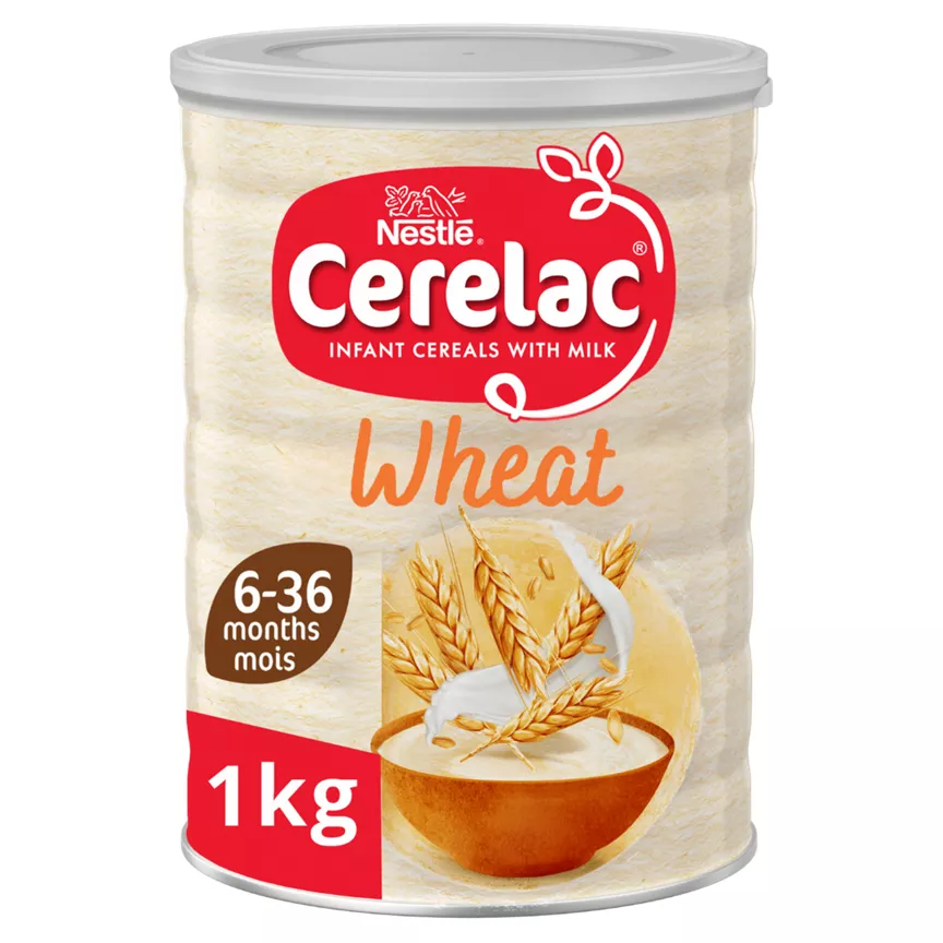 Cerelac Wheat Infant Cereals with Milk from 6-36 Months 1kg - Image 1