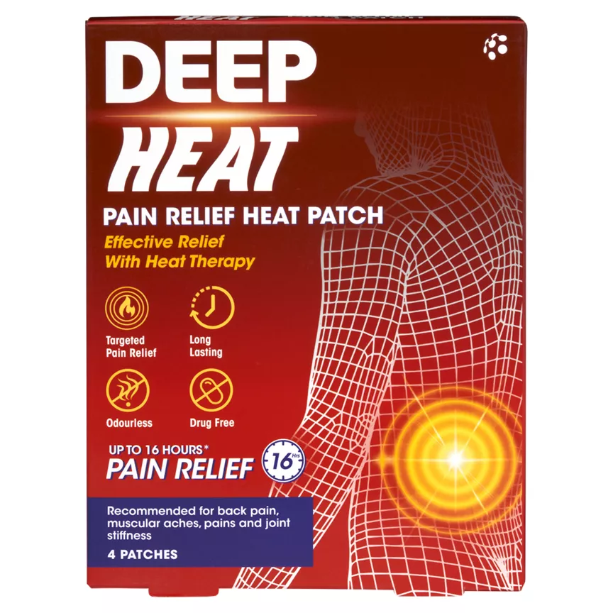 Deep Heat Pain Relief Heat Patches