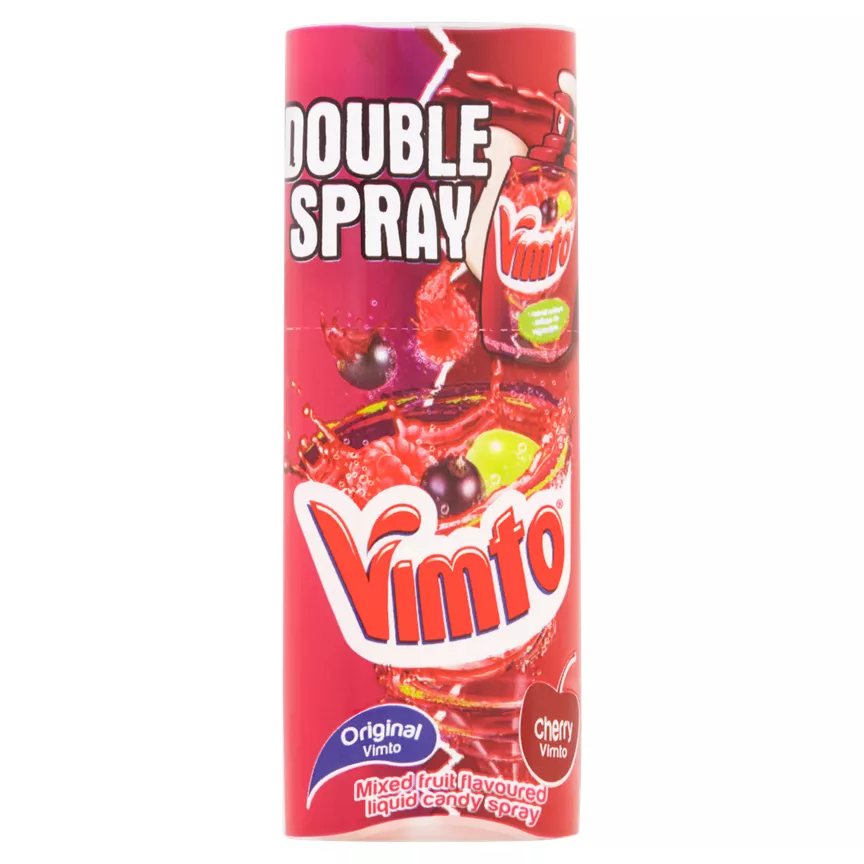 Vimto Double Spray Original & Cherry Mixed Fruit Flavoured Liquid Candy Spray