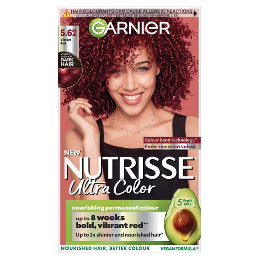 Garnier Nutrisse 5.62 Vibrant Red Permanent Hair Dye