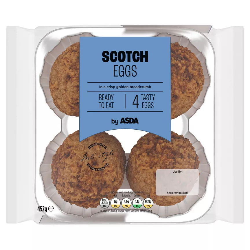 ASDA 4 Scotch Eggs 452g