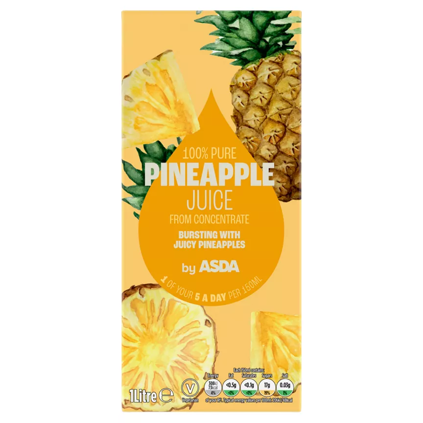 ASDA Pineapple Juice from Concentrate 1 Litre
