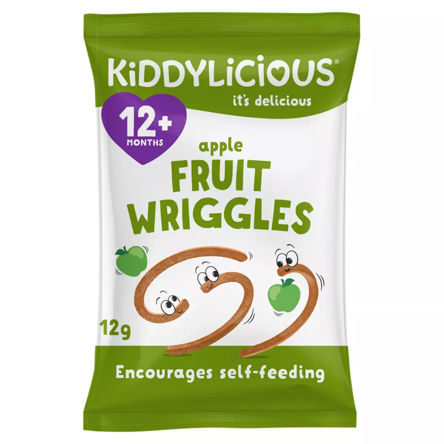 Kiddylicious Apple Fruit Wriggles 12+ Months