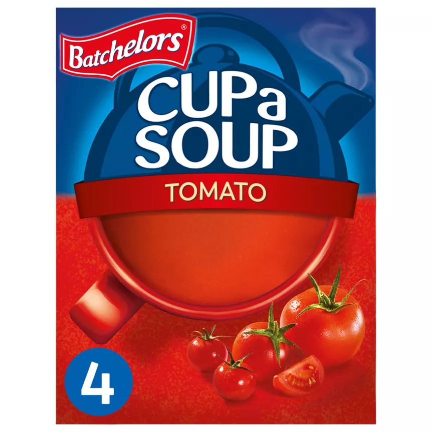 Batchelors Cup a Soup Tomato Soup 4 Instant Soup Sachets