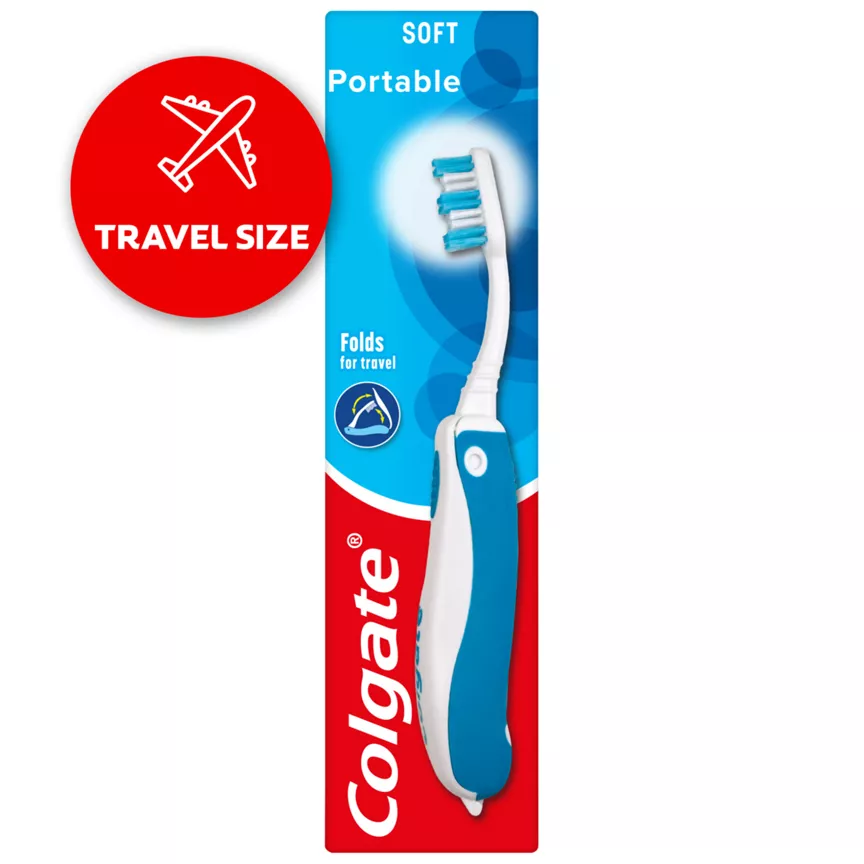Colgate Portable Travel Soft Toothbrush - Image 1