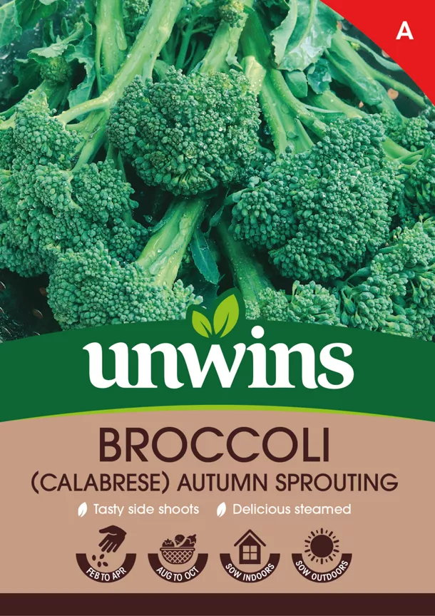 Unwins Broccoli (Calabrese) Autumn Sprouting Vegetable Seeds