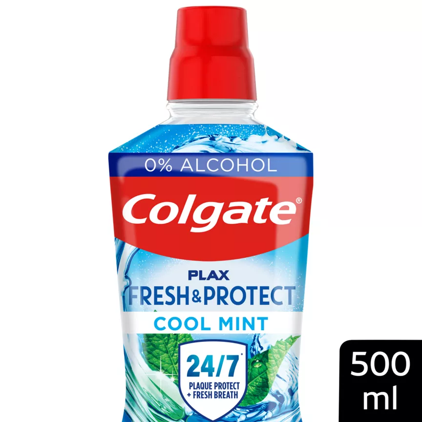 Colgate Plax Cool Mint Mouthwash Alcohol Free 500ml - Image 1
