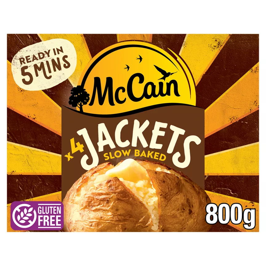 McCain 4 Frozen Baked Jacket Potatoes