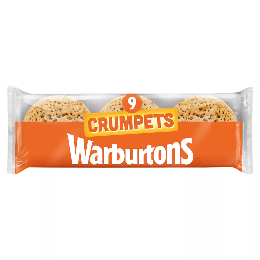 Warburtons 9 Crumpets