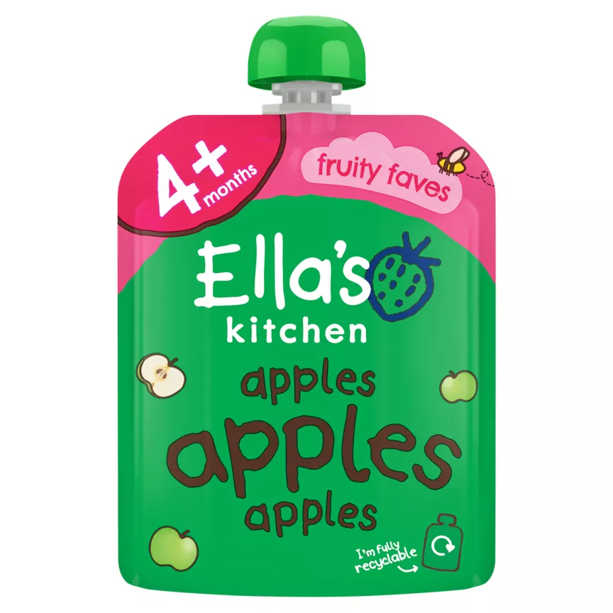 Ella's Kitchen Organic Apples First Tastes Baby Food Pouch 4+ Months