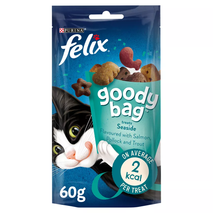 Felix Goody Bag Adult Cat Treats Seaside Mix 60g