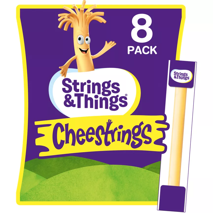 Strings & Things Cheestrings 8 x 20g (160g)