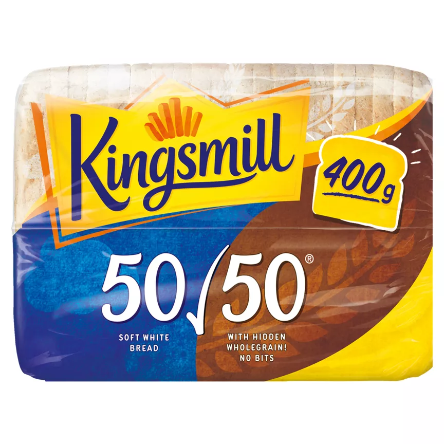 Kingsmill 50/50 Medium Sliced Bread