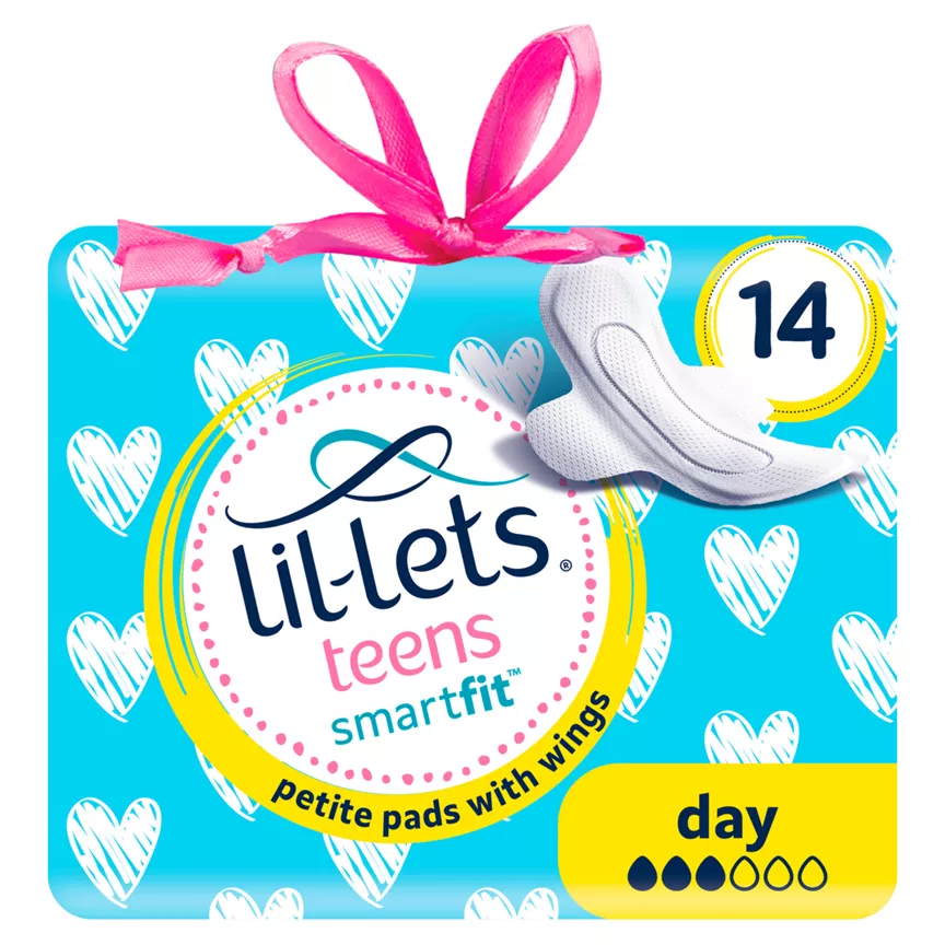 Lil-Lets Smartfit 14 Petite Pads with Wings Teens