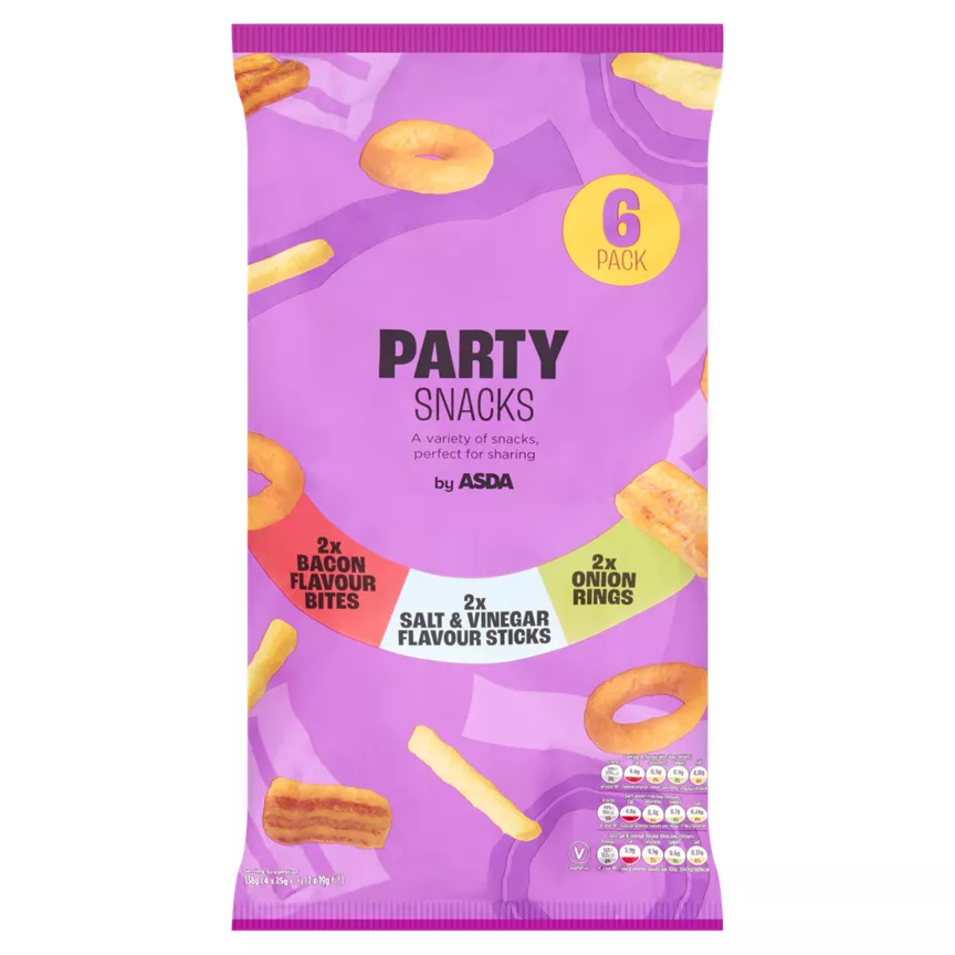 ASDA 6 Party Snacks 138g