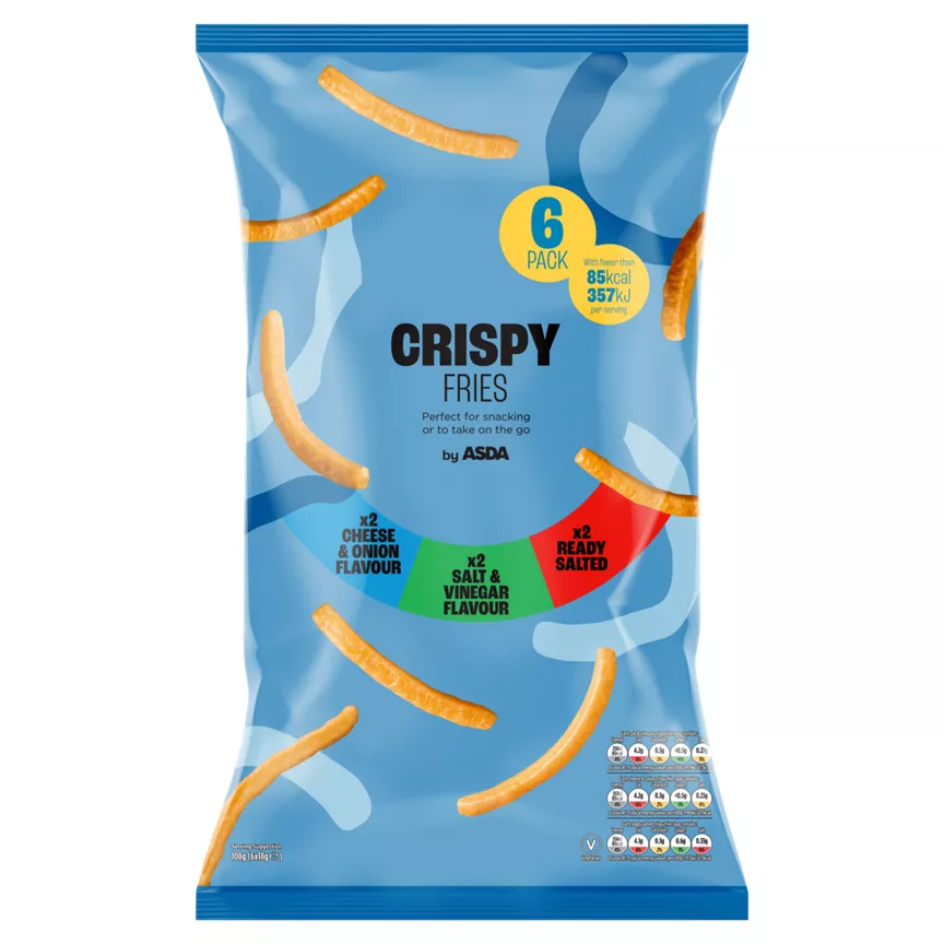 ASDA Crispy Fries 6 x 18g (108g)