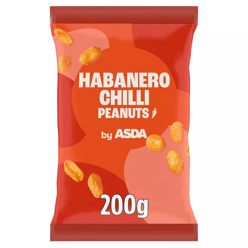 ASDA Habanero Chilli Peanuts 200g