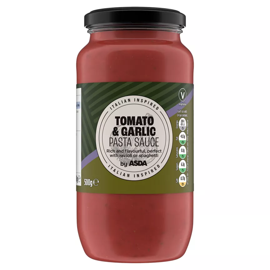 ASDA Asda Tomato & Garlic Pasta Sauce 500g