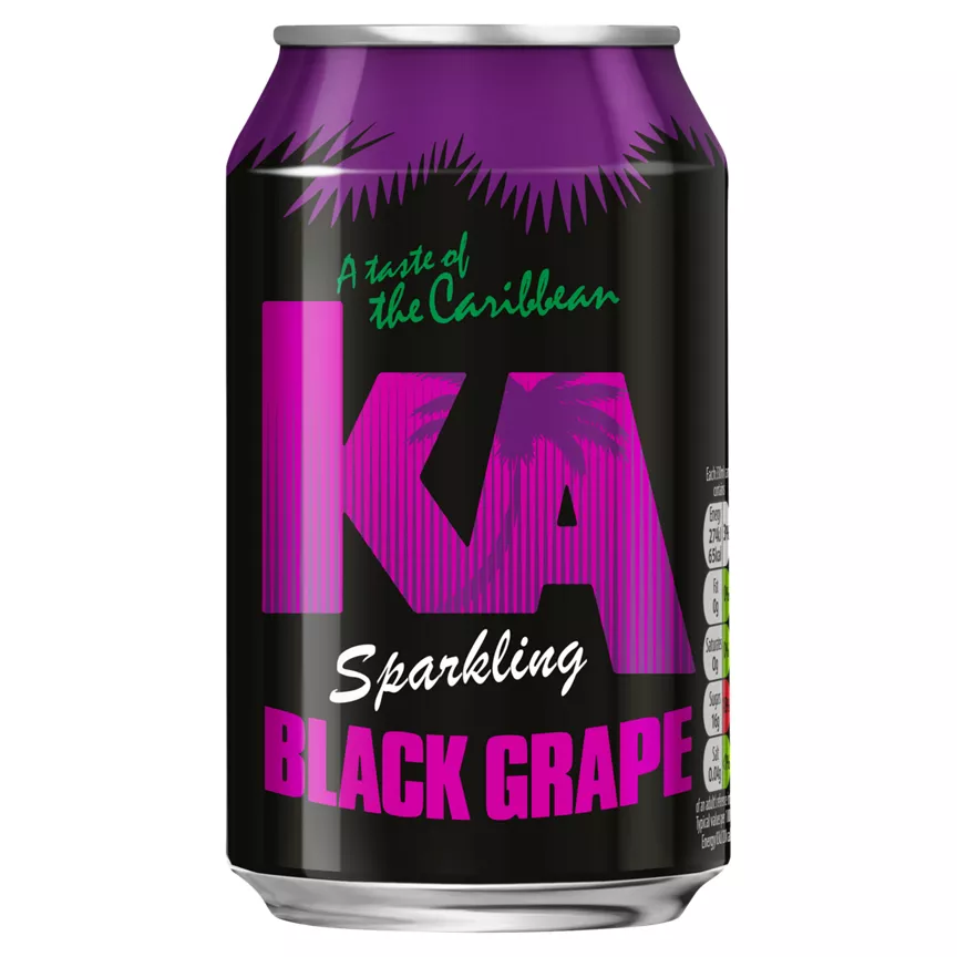 KA Sparkling Black Grape Juice Soft Drink