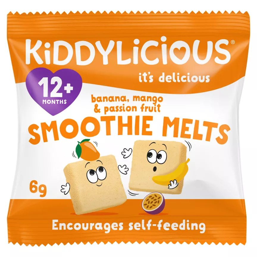Kiddylicious Mango & Passion Fruit Smoothie Melts 12+ Months