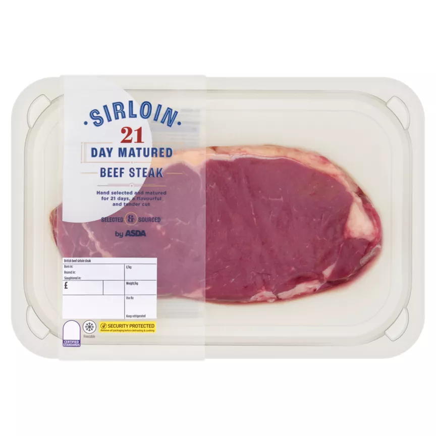ASDA Sirloin Beef Steak 227g