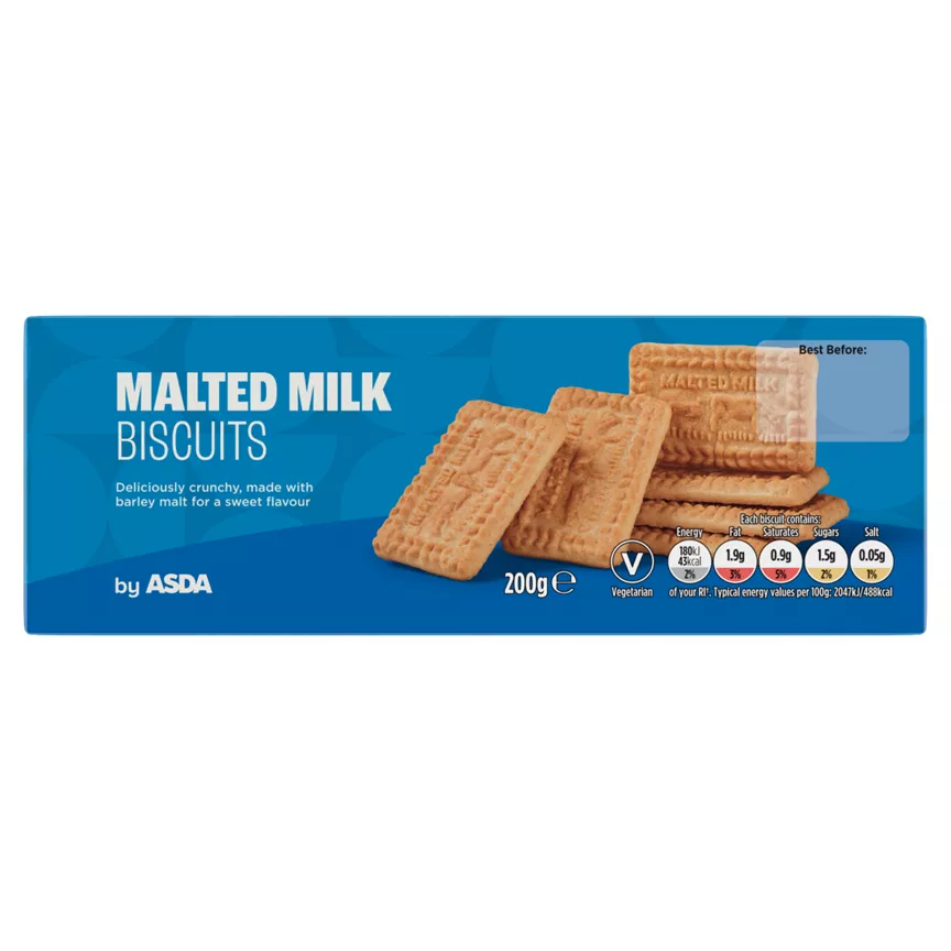 ASDA Malted Milk Biscuits 200g