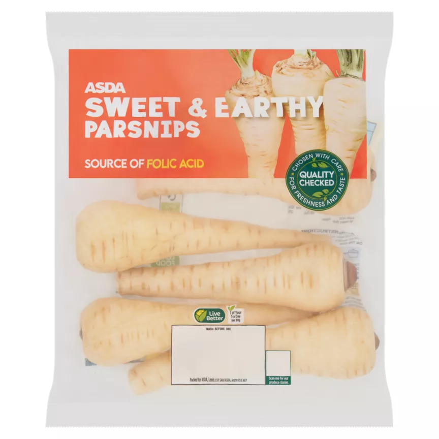 ASDA Sweet & Earthy Parsnips
