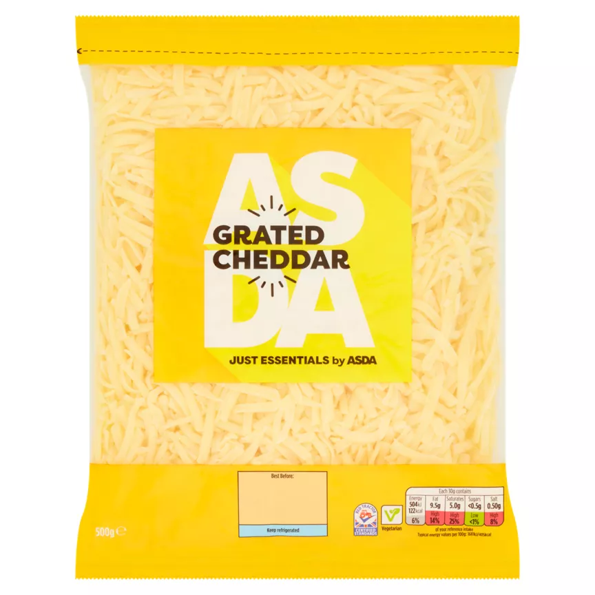 JUST ESSENTIALS by ASDA Grated Cheddar 500g