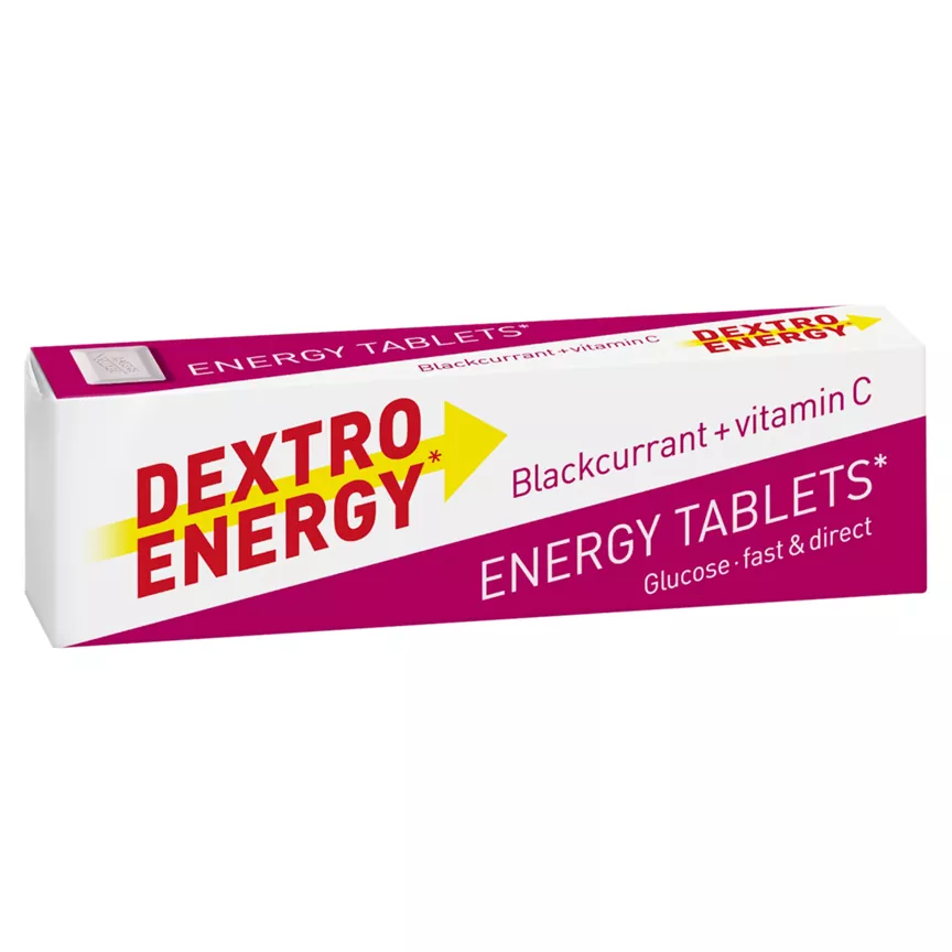 Dextro Energy Blackcurrant + Vitamin C Tablets 47G