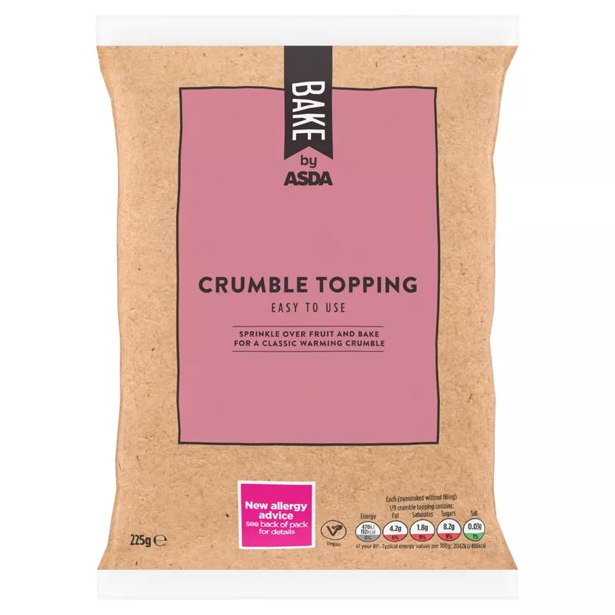 BAKE by ASDA Crumble Topping 225g
