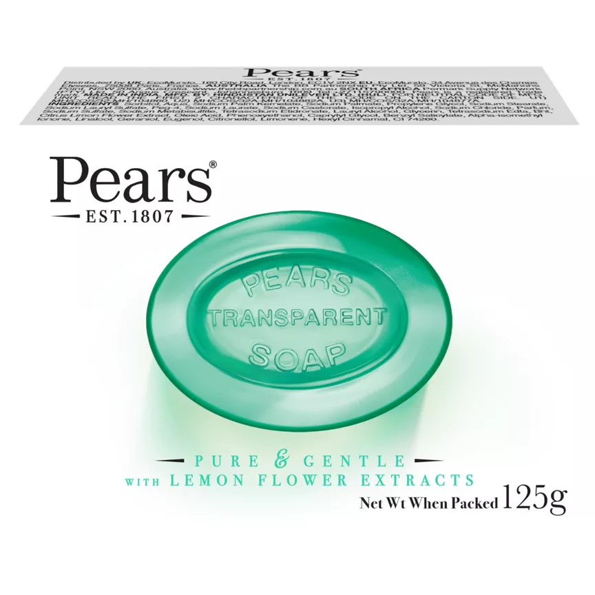 Pears Oil-Clear Soap With Lemon Flower Extract Soap Bar