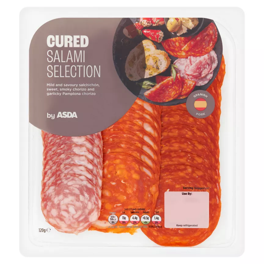 ASDA Spanish Salami Selection 120g