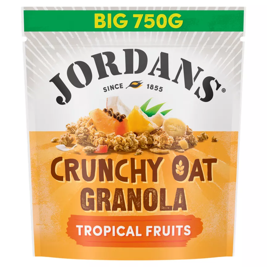 Jordans Crunchy Oat Granola Tropical Fruits Breakfast Cereal 750g - Image 1