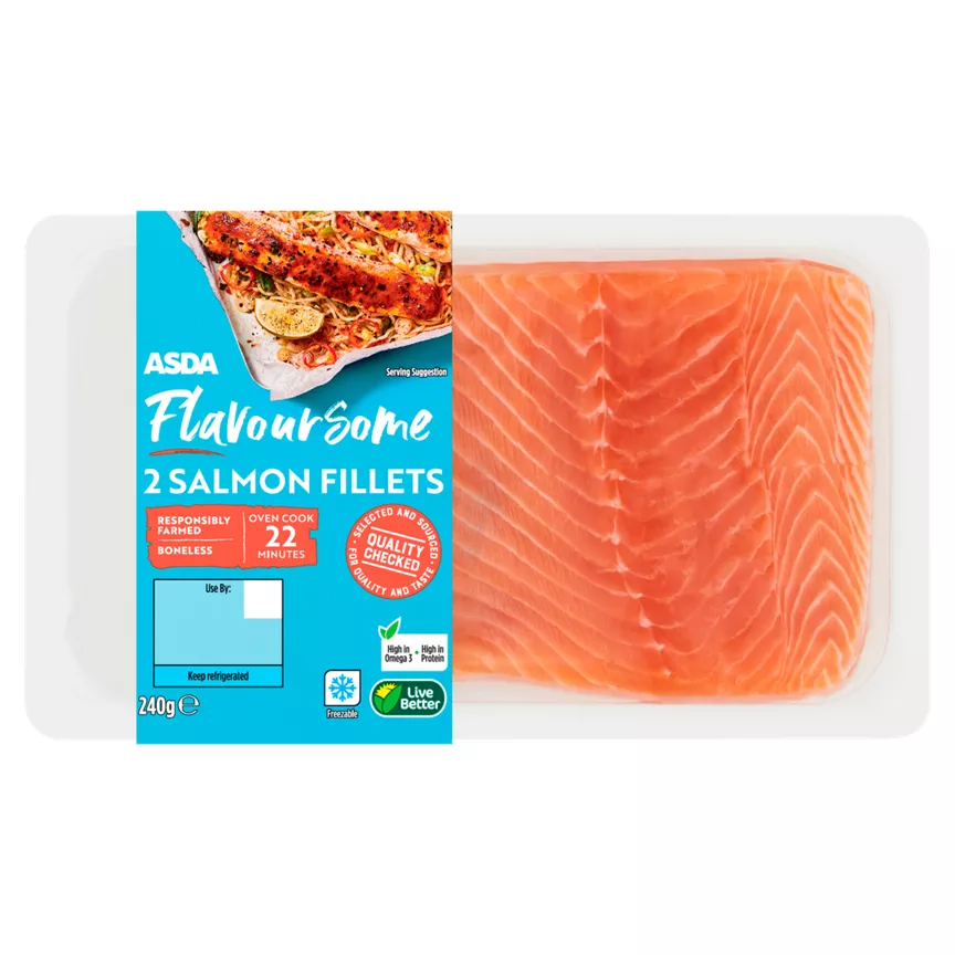 ASDA Flavoursome 2 Salmon Fillets