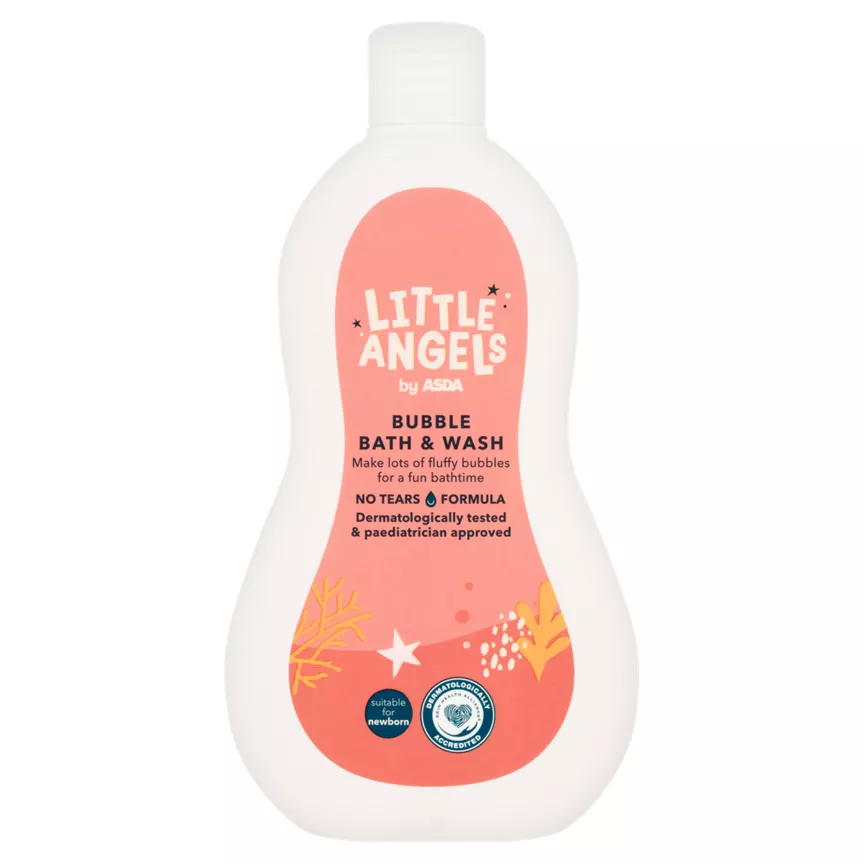 LITTLE ANGELS by ASDA Bubble Bath & Wash 500ml